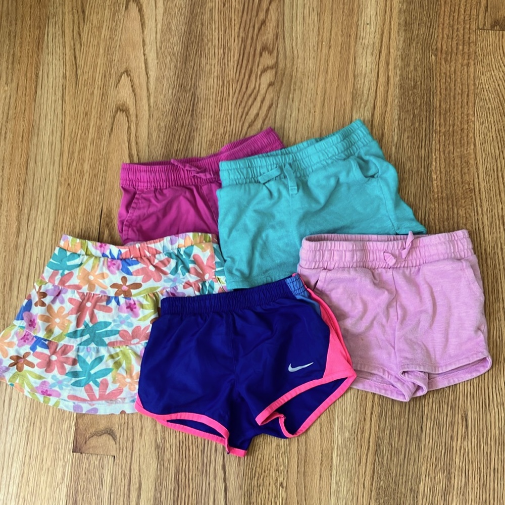 Toddler girls shorts bundle